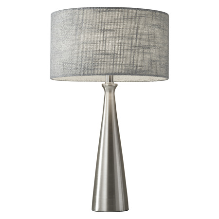 ADESSO Linda Table Lamp- Steel 1517-22